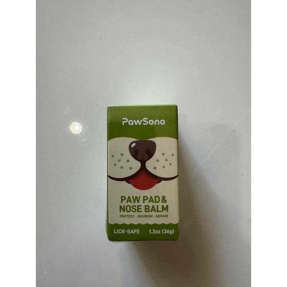PawSono Paw Pad & Nose Balm 1.3oz Lick-Safe Protect Nourish Repair Pet Skin Care